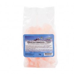 Himalayan bath salt lumps 1kg Tervisetooted