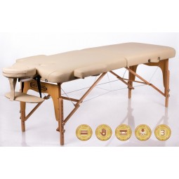 Foldable massage couch table RESTPRO® Memory 2 Beige Restpro