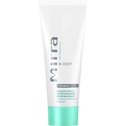 STRENGTHENING REFRESHING TOOTHPASTE WITH DICALCIUM PHOSPHATE AND MINT MIRRA