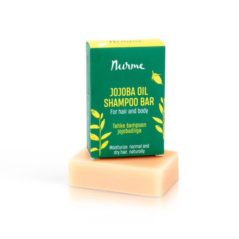 Jojoba Oil Shampoo Bar 100 g (for light hair) Nurme Looduskosmeetika