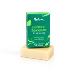 Avocado Oil Shampoo Bar 100 g (for dark hair) Nurme Looduskosmeetika