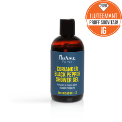 Coriander Black Pepper Shower Gel for men 250ml Nurme Looduskosmeetika