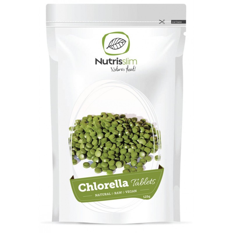 CHLORELLA TABLETS, 125G / DIETARY SUPPLEMENT NATURE'S FINEST BY NUTRISSLIM