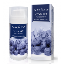 Yogurt and Еlderberry FACIAL WASH GEL , 100ml Refan