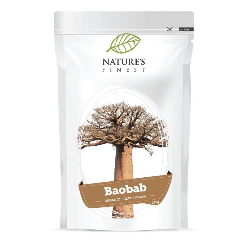 BAOBAB POWDER, 125G / DIETARY SUPPLEMENT NATURE'S FINEST BY NUTRISSLIM
