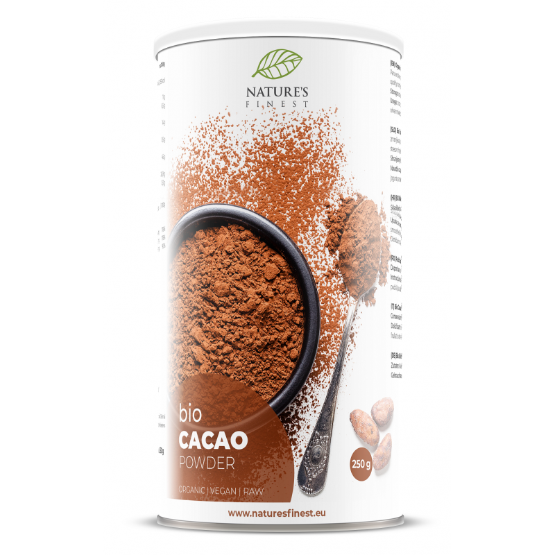 RAW COCOA POWDER, 250G NATURE'S FINEST BY NUTRISSLIM
