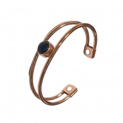Copper bracelet, with a blue stone Vitaest Baltic OÜ