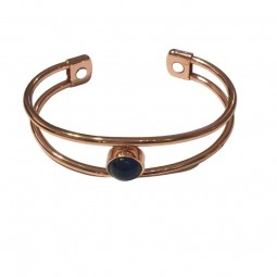 Copper bracelet, with a blue stone Vitaest Baltic OÜ