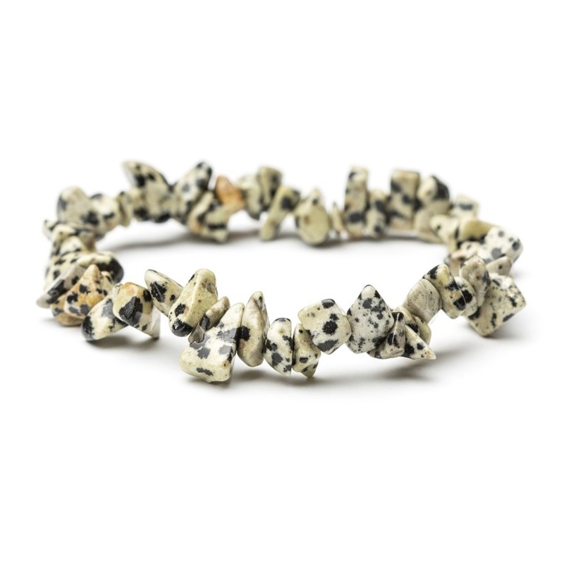 Dalmatian jasper bracelet from chips Vitaest Baltic OÜ