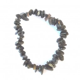 Smoke obsidian chips bracelet Vitaest Baltic OÜ