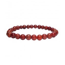 Red Jasper bracelet 6mm bead Vitaest Baltic OÜ