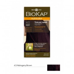 BIOKAP NUTRICOLOR 4.5 / MAHOGANY BROWN HAIR DYE BIOKAP