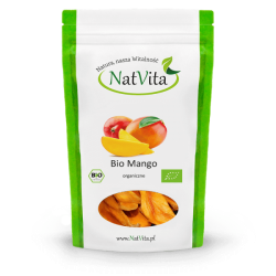 Mango dried slices ECO, 80g NatVita