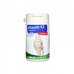 K2-VITAMIINI KAPSLID D3-VITAMIINI JA KALTSIUMIGA, 60TK Vitamiinid ja mineraalid