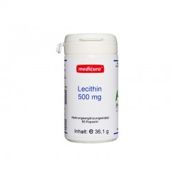 LECITHIN (500MG) CAPSULES, 50PCS MEDICURA