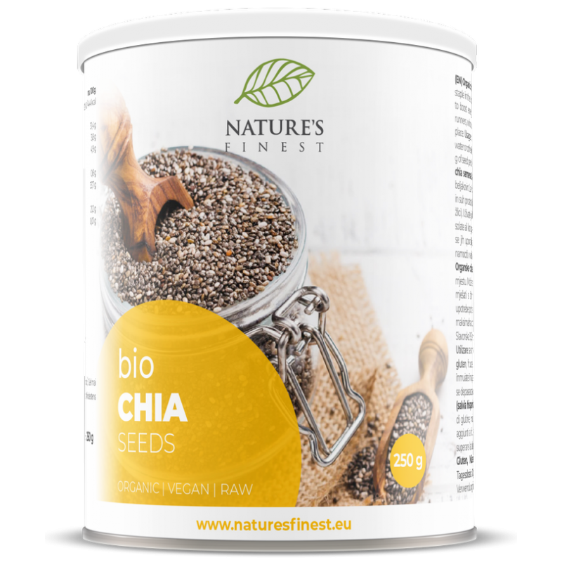 CHIA SEEDS, 250G NATURE'S FINEST BY NUTRISSLIM