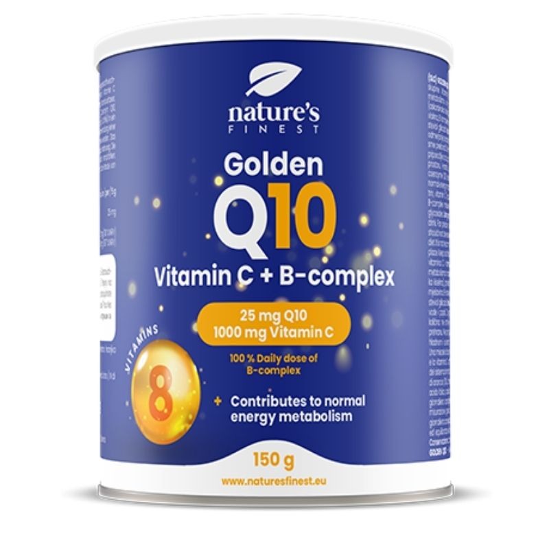 COENZYME Q10 + VITAMIN C AND B-COMPLEX DRINK POWDER, 150G NATURE'S FINEST BY NUTRISSLIM