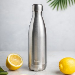 INSULATED STAINLESS STEEL THERMO BOTTLE, INOX, 500ML QWETCH