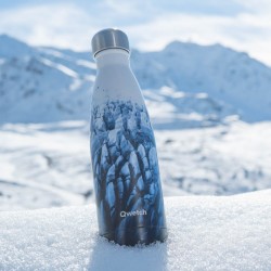 INSULATED STAINLESS STEEL THERMO BOTTLE, GLACIER, 500ML QWETCH