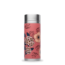 INSULATED STAINLESS STEEL TEAMUG, ANEMONES, 400ML QWETCH