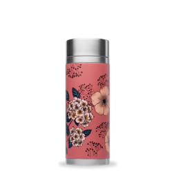 INSULATED STAINLESS STEEL TEAMUG, ANEMONES, 400ML QWETCH