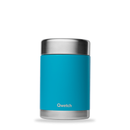 INSULATED STAINLESS STEEL LUNCHBOX, TURQUOISE, 650ML QWETCH