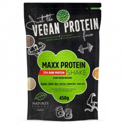 MAXX 75% RAW PROTEIN SHAKE, 450G NATURE'S FINEST BY NUTRISSLIM