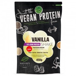 VANILLA 70% PROTEIN SHAKE WITH STEVIA, 450G NATURE'S FINEST BY NUTRISSLIM