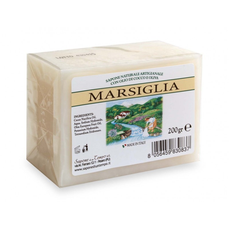 MARSEILLE SOAP, 200G SAPONE DI UN TEMPO