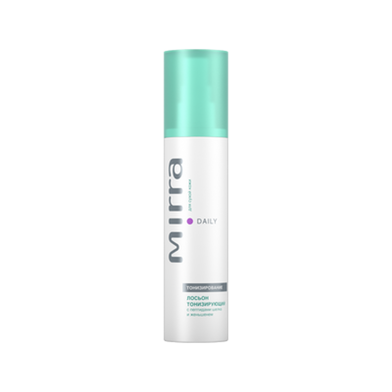 TONIC LOTION FOR DRY SKIN WITH SILK PEPTIDES AND GINSENG MIRRA