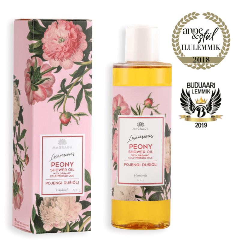 PEONY SHOWER OIL WITH ORGANIC FRUIT OILS Magrada