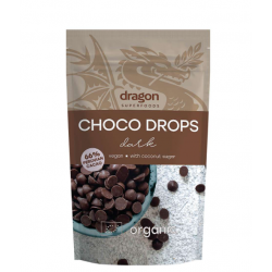 Dark choco drops, 200g Dragon Superfoods