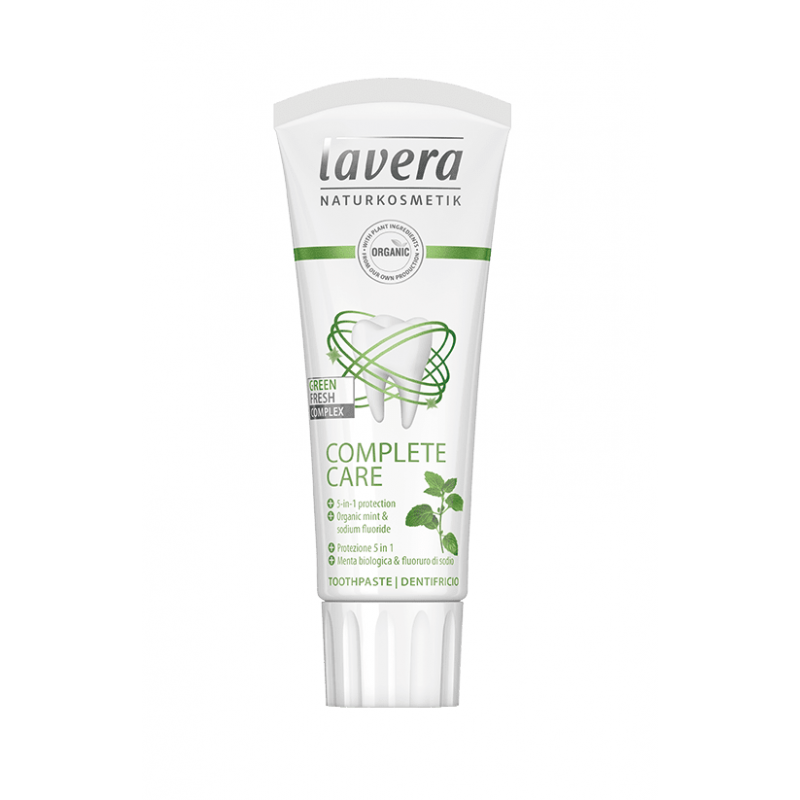 TOOTHPASTE WITH MINT AND FLUORIDE, 75ML Lavera