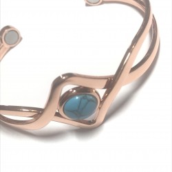 Copper bracelet with magnesite magnets Vitaest Baltic OÜ