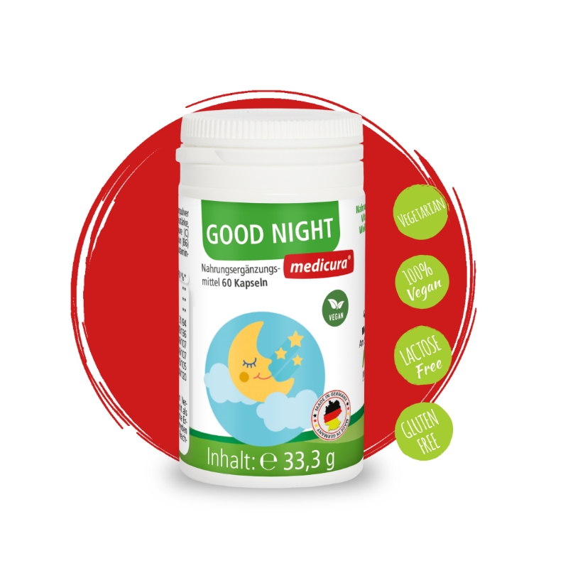 "GOOD NIGHT" CAPSULES, 60PCS MEDICURA