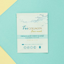 Tricollagen Facial biocellulose-based mask 2x moisturise, 10pc TriCOLLAGEN