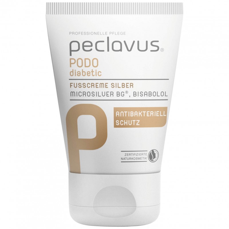 PODOdiabetic Foot cream with silver PECLAVUS