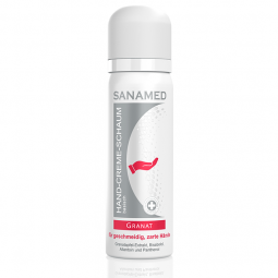 Rauhoittava käsivaahtovoide granaattiomenalla - 100 ml SANAMED