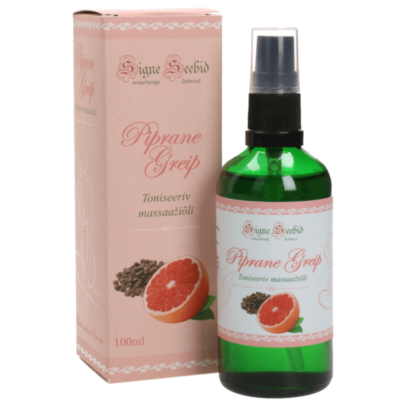 Spicy Grapefruit – Toning Massage Oil Signe Seebid